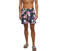 URBAN CLASSICS Costume da Bagno Uomo, Pantaloncini da Bagno ad Asciugatura Rapida, Boxer da Bagno Surf e Attivitá Sportiva, Colore dark jungle aop, S