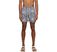 URBAN CLASSICS Costume da Bagno Uomo, Pantaloncini da Bagno ad Asciugatura Rapida, Boxer da Bagno Surf e Attivitá Sportiva, Colore signs aop, M