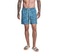 URBAN CLASSICS Costume da Bagno Uomo, Pantaloncini da Mare, Resistenti al Cloro e al Sale con Tasche Laterali e Coulisse, Motivo Floreale, Taglie S - XXL
