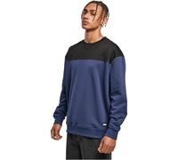 Urban Classics Upper Block Crewneck Darkblue/black Taglia: S | Outlet | Uomo | Blu