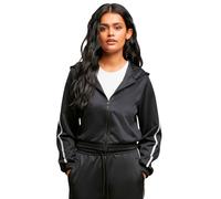 Urban Classics Cropped Tracksuit Jacket Nero M Donna