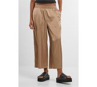 Urban Classics Culotte donna in raso a gamba larga TB7488 L Beige
