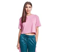 Urban Classics Da Oversize, Maglietta Donna, A Maniche Corte Rosa (Cool Pink), L