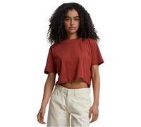 Urban Classics Da Oversize, Maglietta Donna, A Maniche Corte Rosso (Rusty), XL