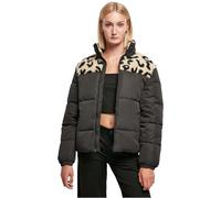 Urban Classics Giacca da donna Giacca da donna AOP Sherpa mista Puffer XXL Nero
