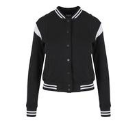 Urban Classics Giacca Teddy Donna Inset College Felpa Nero M