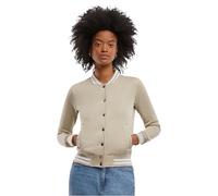 Urban Classics Giacca felpata college da donna TB1990 M Bianco