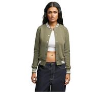 Urban Classics Damen Ladies College Sweat Jacket M Olive/Olive