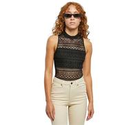 Urban Classics Damen Ladies Crochet Jersey Turtleneck Body