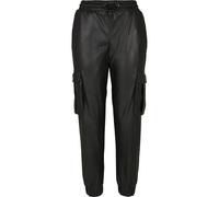 Urban Classics Damen Ladies Faux Leather Cargo Pants