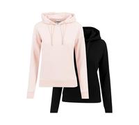 Urban Classics Damen Ladies Hoody 2-Pack XL Black+Pink