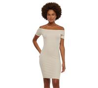 Urban Classics Tb1501-ladies off Shoulder Rib Dress Vestito, Sabbia, XL Donna