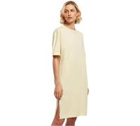 Urban Classics Organic Oversized Slit Short Sleeve Short Dress Giallo M Donna