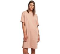 Urban Classics Organic Oversized Slit Short Sleeve Short Dress Beige S Donna