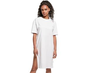 Urban Classics Damen Ladies Organic Oversized Slit Tee Dress