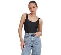 Urban Classics Body da Donna Shiny Rib Strato di Base, Nero, XL