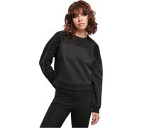 Urban Classics Damen Ladies Short Oversized Lace Inset Crew