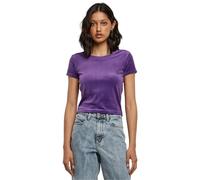 Urban Classics Damen Ladies Short Velvet Tee M realviolet