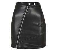 Urban Classics - Maglietta da motociclista in pelle Donna, Taglia 3XL, Nero