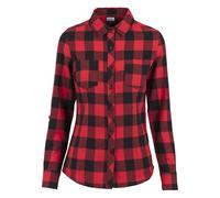 Urban Classics Ed Flanell Long Sleeve Shirt Nero XS Donna