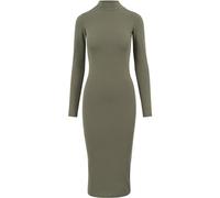 Urban Classics Damen Ladies Turtleneck L/S Dress XS Olive