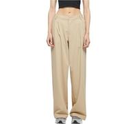 Urban Classics Damen Ladies Ultra Wide Pleat-Front Pants
