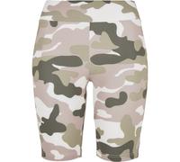 Urban Classics Pantaloncini Sportivi Donna Camouflage Tech a vita alta Duskrose Camo Taglia S