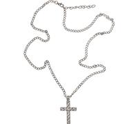 Urban Classics Diamante Croce Collana Croce Diamantenlook
