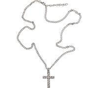 Urban Classics Diamante Croce Collana Croce Diamantenlook