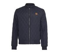 Urban Classics Diamond Quilt-Giacca in Nylon, Blu Navy, XXXL Uomo