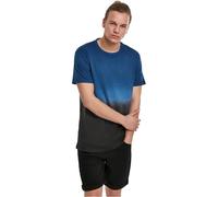 Urban Classics Dip Dyed Tee Uomo T-Shirt Nero/Blu M 100% Cotone Regular