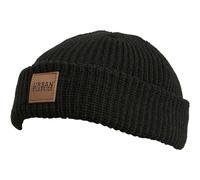 Urban Classics Dogger Beanie Black Uomo Donna Logo Toppa Berretto Pescatore Ripp