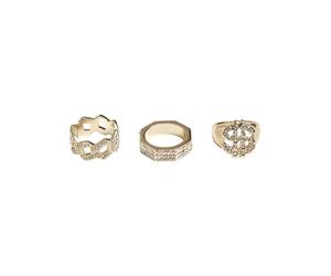 Urban Classics Dollaro - Set di 3 anelli