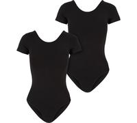 Urban Classics Donna Biologica Stretch Jersey Body 2-Pack TB6170A XS Nero