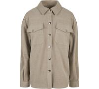 Urban Classics Donna Classic Overshirt light taupe 5XL Grigio
