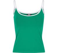 Urban Classics Donna Contrast Basic Top 2-Pack TB7485A 3XL Verde