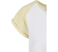 Urban Classics Donna Contrast Raglan Tee TB1913 3XL Bianco