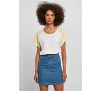 Urban Classics Donna Contrast Raglan Tee TB1913 XS Bianco
