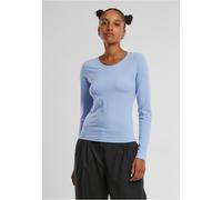 Urban Classics Donna Donna Basic Super Slim Longsleeve TB7456 L Blu