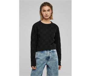 Urban Classics Donna Donna Check Knit Maglione TB6138 XXL Nero