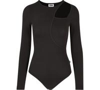 Urban Classics Donna Donna Organic Cut Out Longsleeve Body 5XL Nero