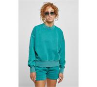 Urban Classics Oversized Stone Washed Sweater Verde XL Donna