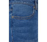 Urban Classics Donna Jeans skinny a vita alta con orlo aperto TB6865 26 Blu