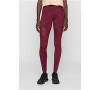 Urban Classics Donna Leggings Tech Mesh 2 pezzi nero+nero 4XL Nero