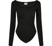 Urban Classics Donna Organic Longsleeve Body Black S Nero