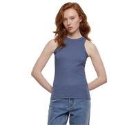 Urban Classics Donna Racer Back Rib Top Canottiera, Blu Vintage, XS