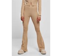 Urban Classics Donna Rib Knit Bootcut Leggings Unionbeige XXL Beige