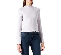 Urban Classics Donna Rib Turtelneck Manica Lunga T-Shirt, Lilla Tenue, XXL