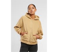 Urban Classics Felpa Con Zip Jacquard Velvet Oversized
