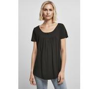 Urban Classics Donna Viscosa Button Up Tee Nero S Nero